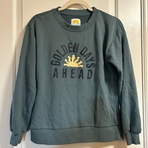 California ☀️ Golden Days Ahead ☀️ Sage Summer Vacation Crewneck Sweatshirt ☀️